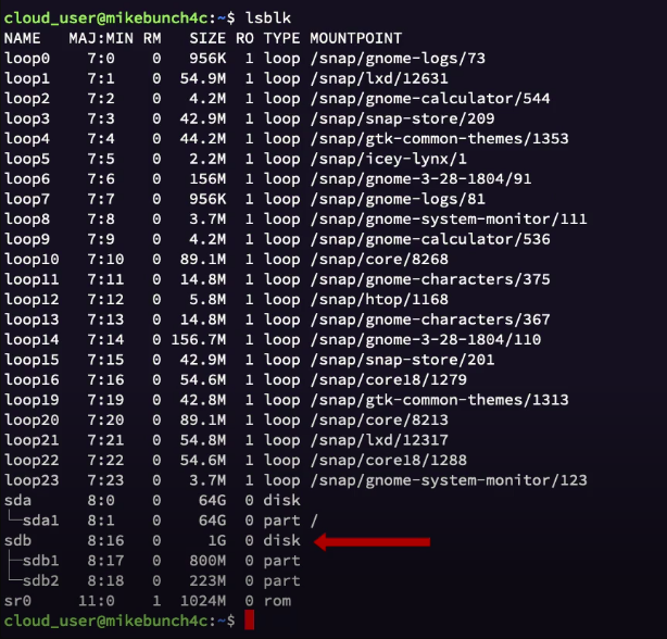 How to create a new partition and parted it in linux based system