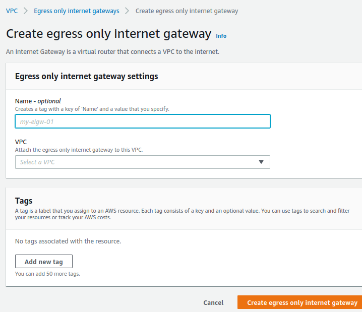 How To Create Egress only Internet Gateway DHCP Option Set On Amazon how-to-create-egress-only-internet-gateway-dhcp-option-set-on-amazon