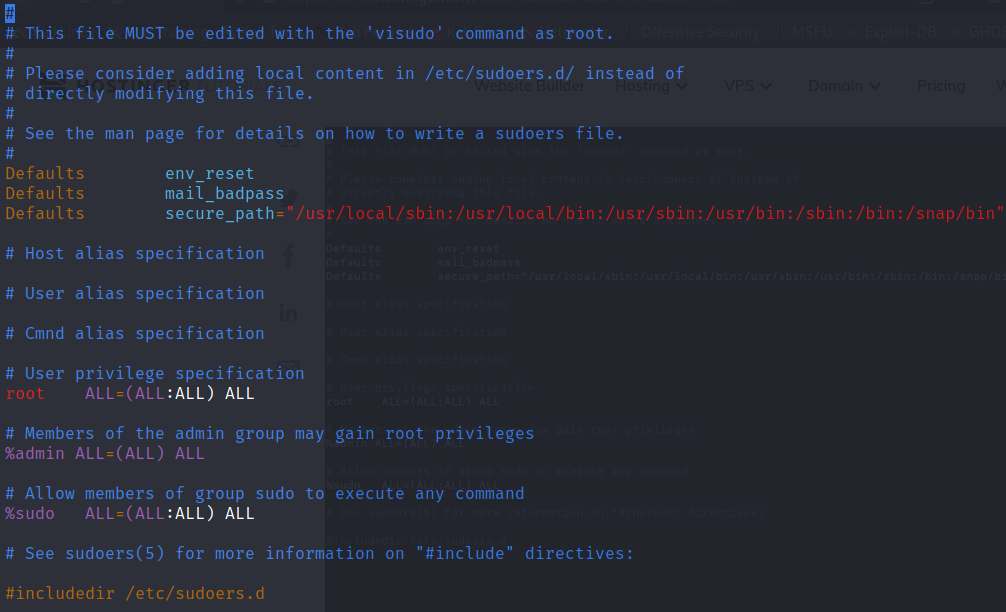 How to Edit the Sudoers File HackerXone