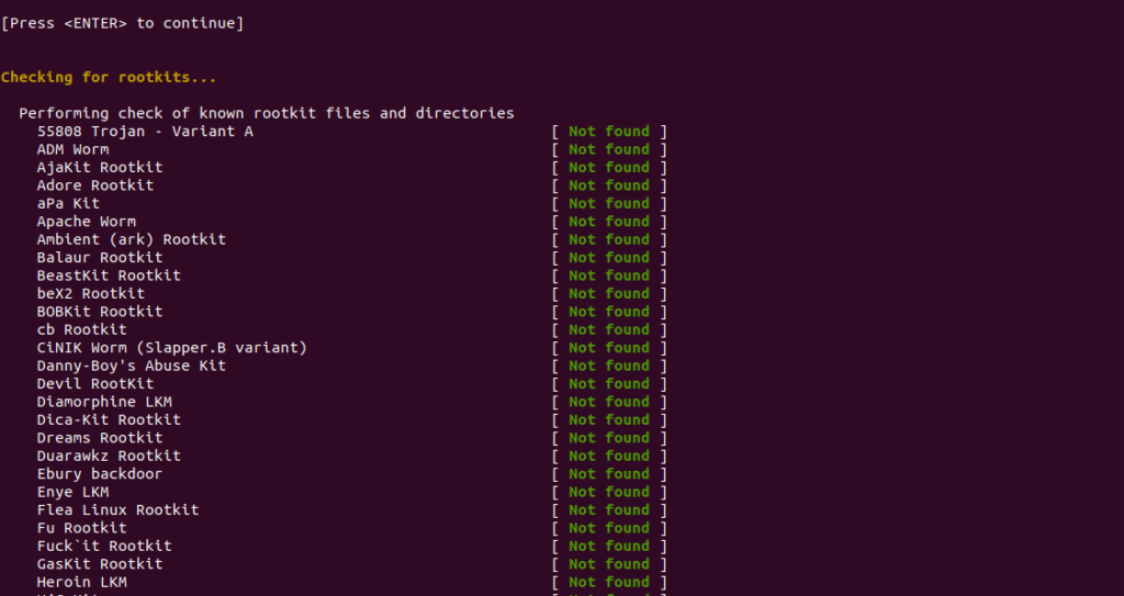 Step by Step Guide to Install Rkhunter (Rootkit Hunter) Scanning Tool ...