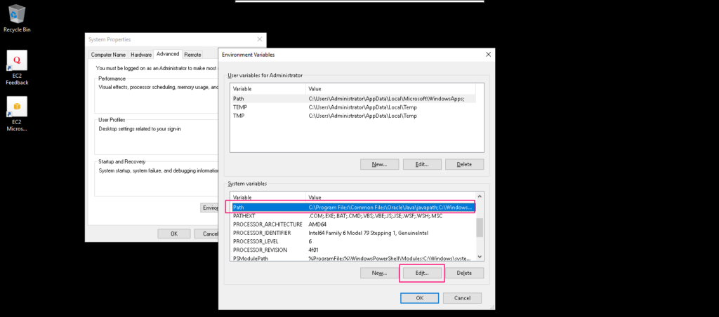 Step By Step to install & configure Java on window server 2019 base ...
